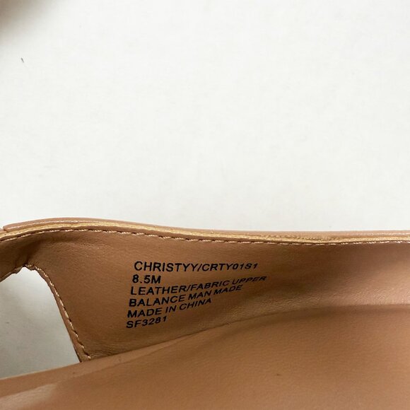New in Box Steve Madden Christyy Tan Slingback Block Heel Pumps Women’s Size 8.5 - Picture 7 of 8